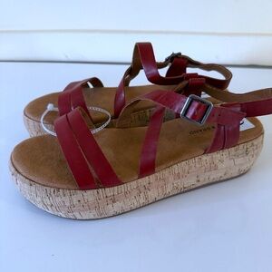 Lucky Brand Women's Jacobean Platform Sandal Wedge SZ 10 New